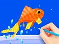 Permainan Buku Mewarna: Ikan  talian