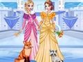 Permainan Pakaian Icy Elsa & Anna  talian