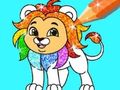 Permainan Buku Mewarna: Singa  talian