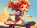 Permainan Buku Mewarna: Menunggang Skateboard  talian