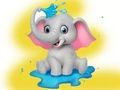 Permainan Buku Mewarna: Air Menyembur Gajah  talian