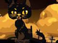 Permainan Cari Sayap Kucing Halloween  talian
