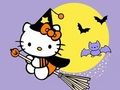 Permainan Buku Mewarna: Kitty Halloween  talian