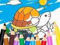 Permainan Buku Mewarna: Sunny Turtle  talian