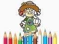 Permainan Buku Mewarna: Scarecrow  talian