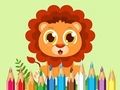 Permainan Buku Mewarna: Bayi Singa  talian
