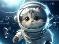 Permainan Jigsaw Puzzle: Angkasawan-Kucing  talian