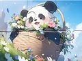 Permainan Jigsaw Puzzle: Panda Selimut  talian