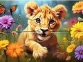 Permainan Jigsaw Puzzle: Singa Cerah  talian
