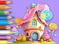 Permainan Buku Mewarna: Lollipop House  talian