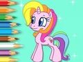 Permainan Buku Mewarna: Shining Pony  talian