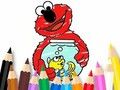 Permainan Buku Mewarna: Elmo Kawan Baru  talian
