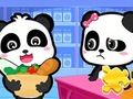 Permainan Jigsaw Puzzle: Pasaraya Baby Panda  talian