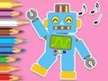 Permainan Buku Mewarna: Robot Dancing  talian