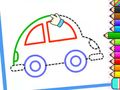 Permainan Lukisan Anak Kecil: Kereta Comel  talian