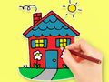Permainan Buku Mewarna: Rumah Impian  talian