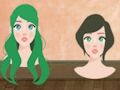 Permainan Kecantikan di belakang bar penyelamat solek gadis talian