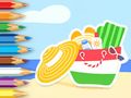 Permainan Buku Mewarna: Summer Beach Gear  talian