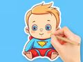 Permainan Buku Mewarna: Bayi Super Comel  talian