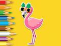 Permainan Buku Mewarna: Flamingo  talian