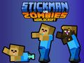 Permainan Stickman vs Zombie WorldCraft talian