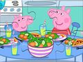 Permainan Jigsaw Puzzle: Waktu Makan Malam Peppa  talian