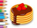Permainan Buku Mewarna: Pancake Strawberi  talian