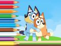 Permainan Buku Mewarna: Percutian Bluey Dan Bingo  talian