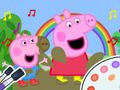 Permainan Buku Mewarna: Peppa Pig Muddy Funny  talian