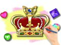 Permainan Buku Mewarna: Mahkota Diraja  talian