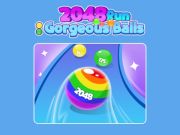 Permainan Larian 2048: Bola Cantik  talian