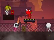 Permainan Malam Stickman bertahan talian
