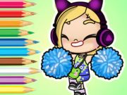 Permainan Buku Mewarna: Avatar World Cheerleader  talian