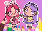 Permainan Buku Mewarna: BFF Di Dunia Avatar  talian