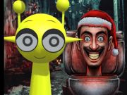 Permainan Sprunki di Backrooms Christmas Skibidi  talian