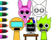 Permainan Buku Mewarna: Sprunki Incredibox  talian