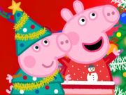 Permainan Jigsaw Puzzle: Persediaan Krismas Babi Peppa  talian