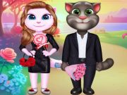Permainan Pasangan kucing valentine yang indah  talian