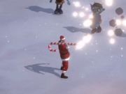 Permainan Santa dengan meriam  talian