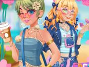 Permainan Girly dalam denim  talian