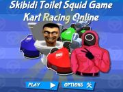 Permainan Skibidi tandas sotong permainan kart perlumbaan dalam talian  talian
