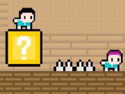 Permainan Pixcade 2 pemain melarikan diri  talian