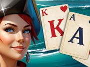 Permainan Solitaire Klondike Treasure Island talian