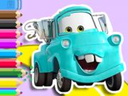 Permainan Buku pewarna: kereta mater  talian