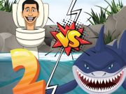 Permainan Shark lapar vs Skibidi 2  talian