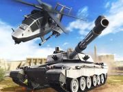 Permainan Strategi perang. Tangki dan helikopter  talian