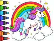 Permainan Buku pewarna: Magical Unicorn  talian