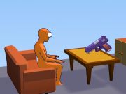 Permainan Ragdoll Gun Shooter: Cannon Spinner Playground  talian