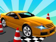 Permainan Tempat letak kereta dan aksi kereta sebenar  talian
