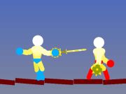 Permainan Ragdoll memukul Stickman  talian